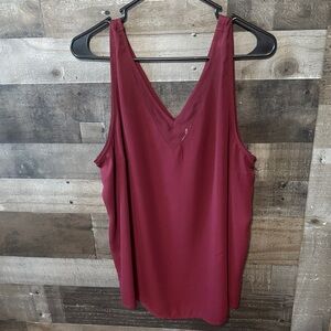 V-Neck Mesh Tank